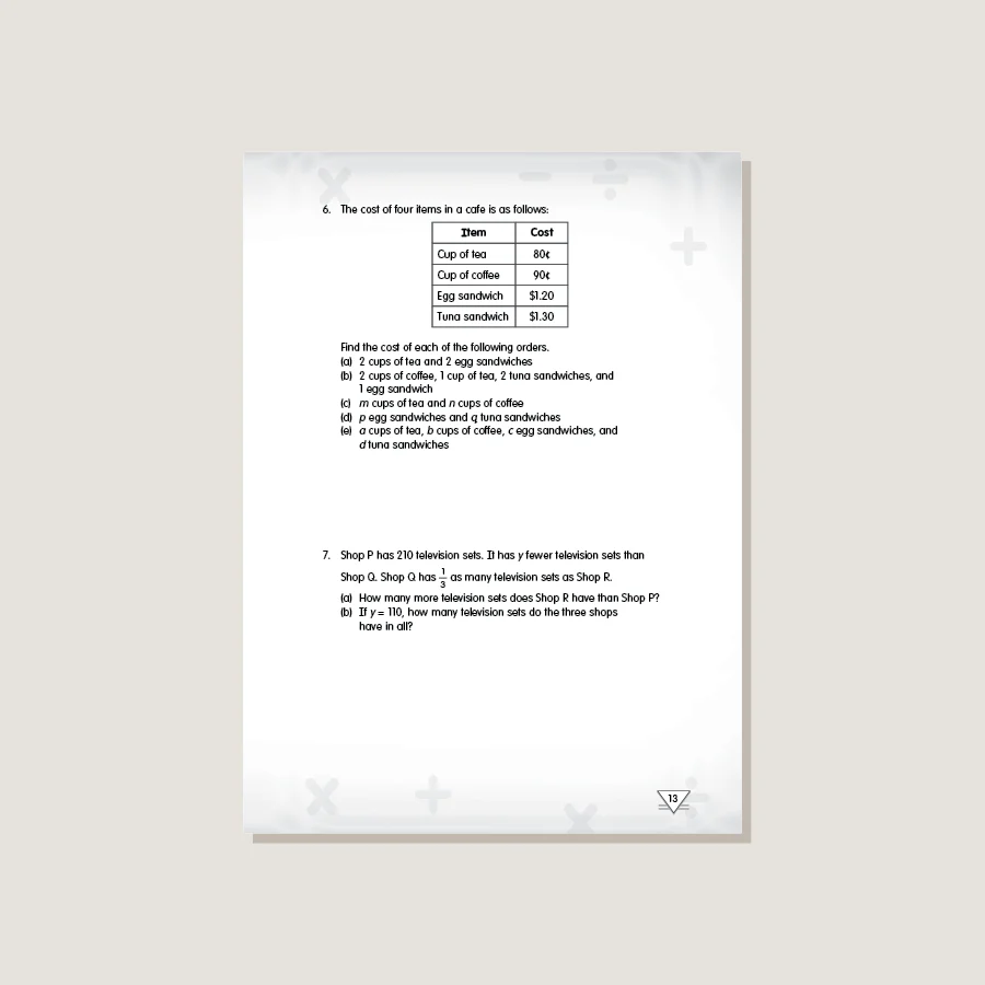 Challenging Word Problems Grade 6 - Blemished - Image 4