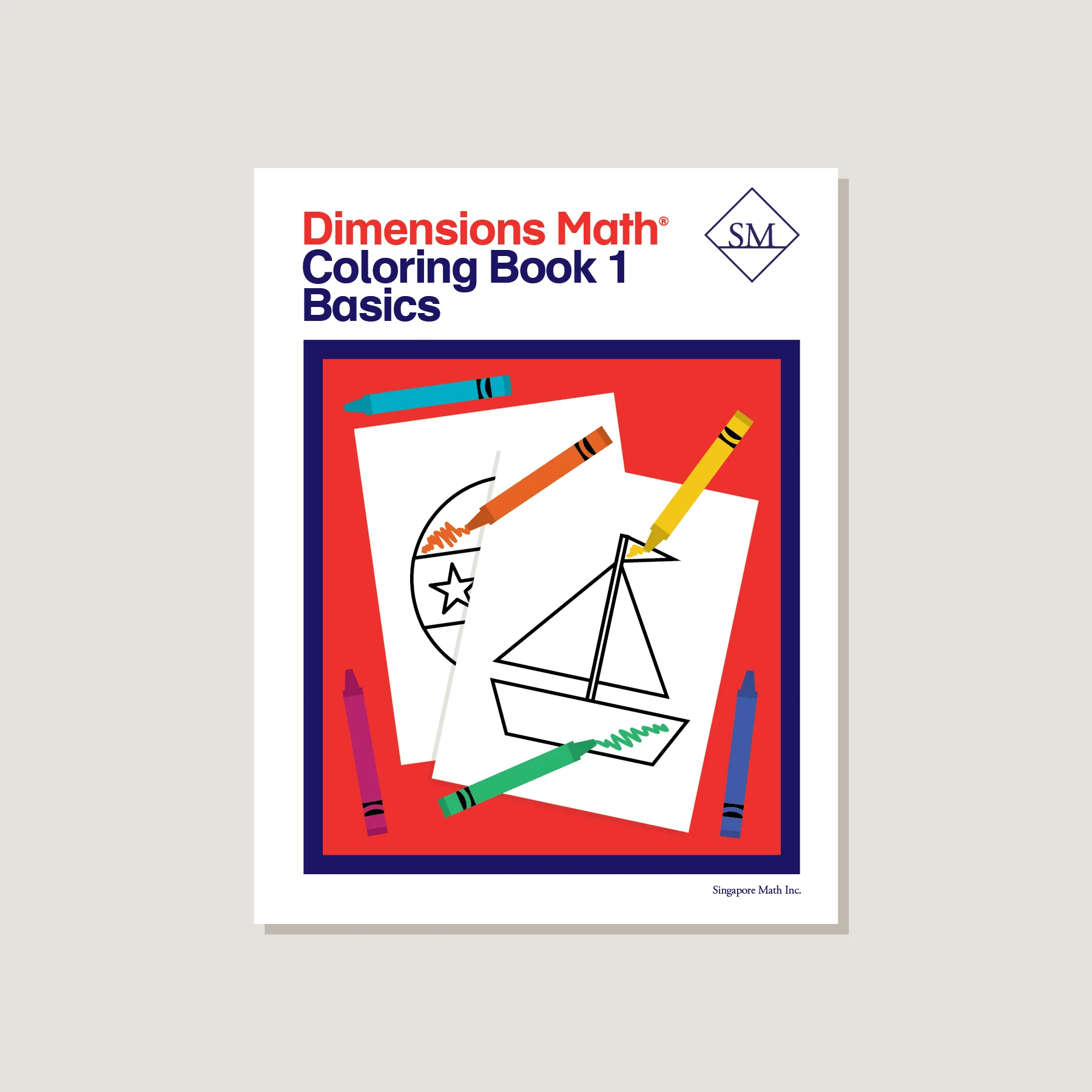 Dimensions Math Coloring Book 1 Basics