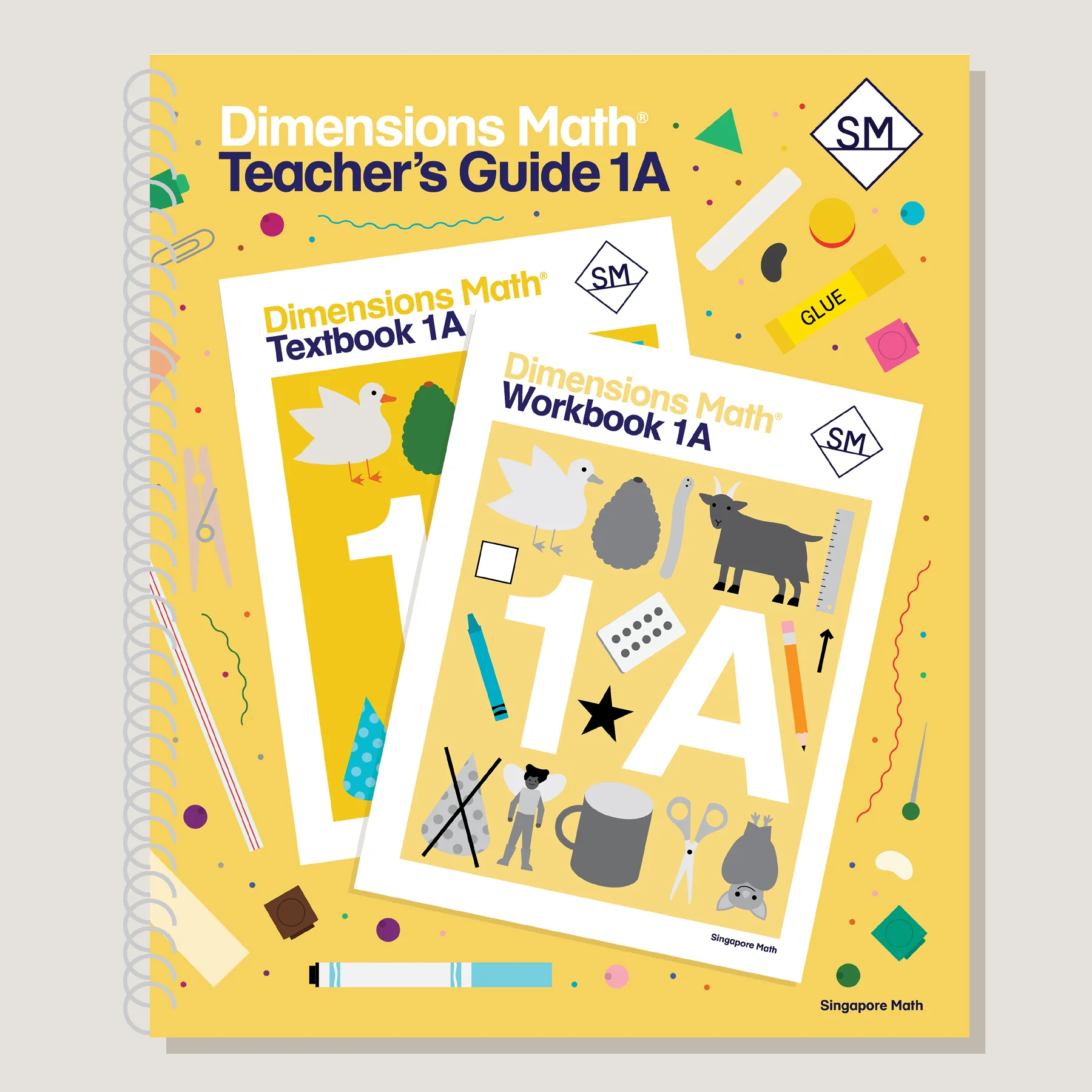Dimensions Math Grade 1 Set with Teacher's Guides - Image 3