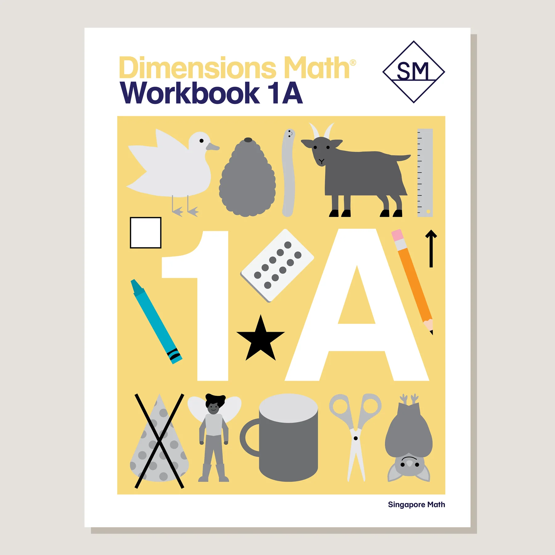 Dimensions Math Workbook 1A - Blemished