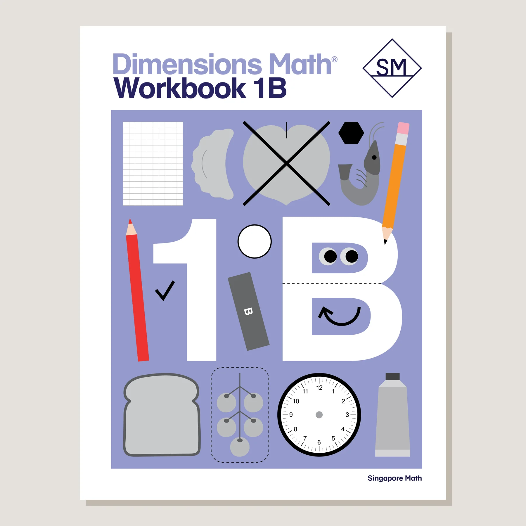 Dimensions Math Workbook 1B - Blemished