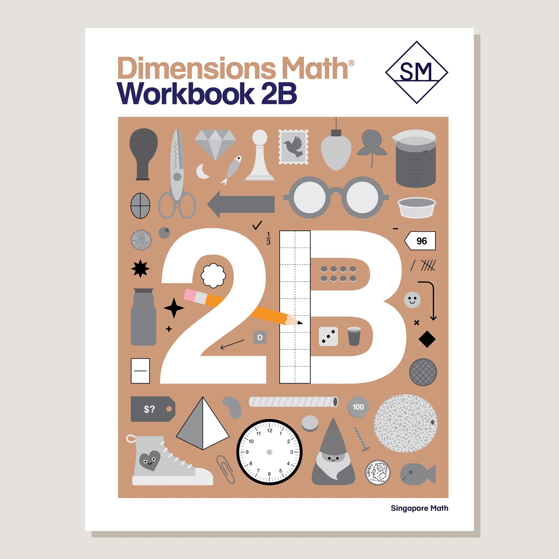 Dimensions Math Workbook 2B - Blemished