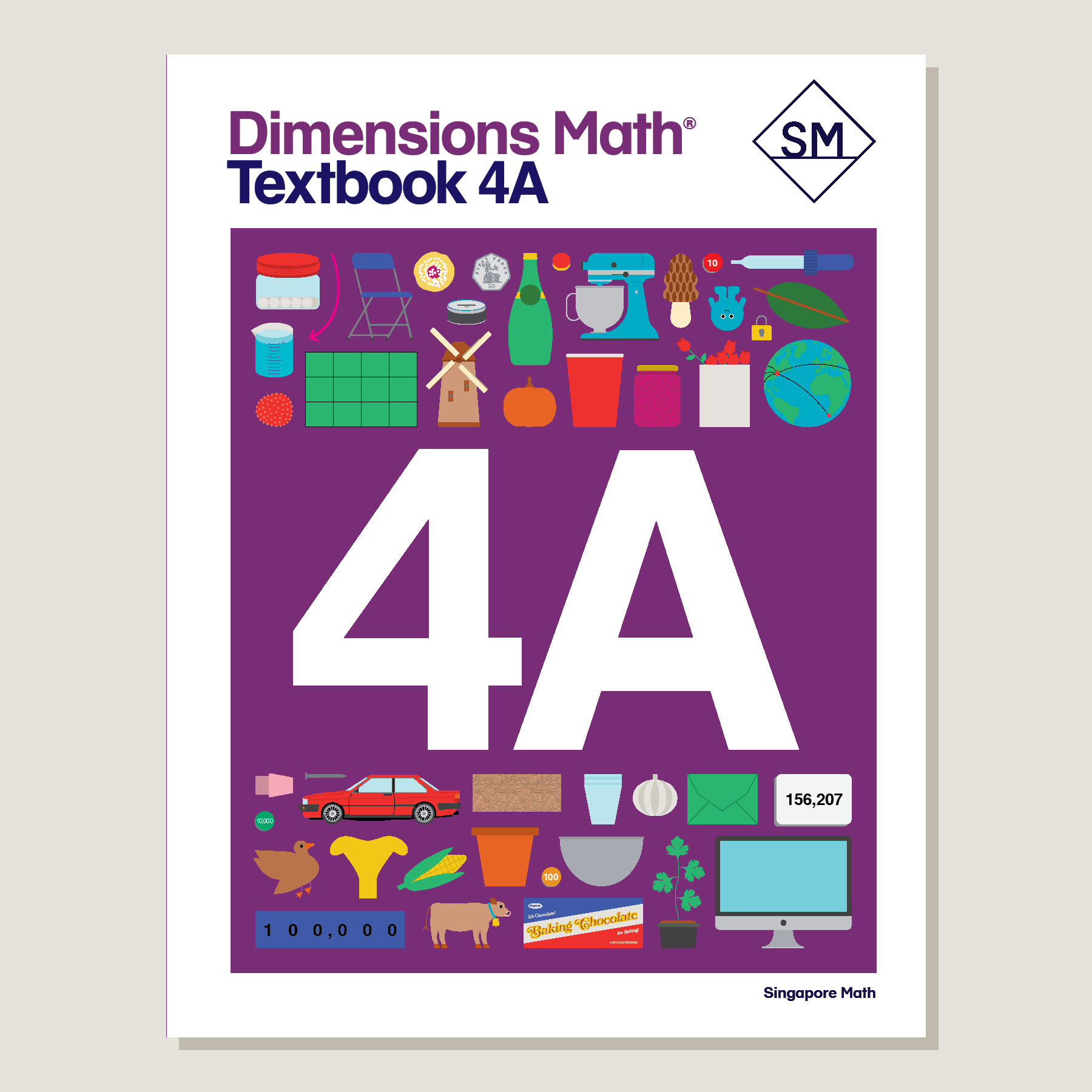 Dimensions Math Textbook 4A - Blemished
