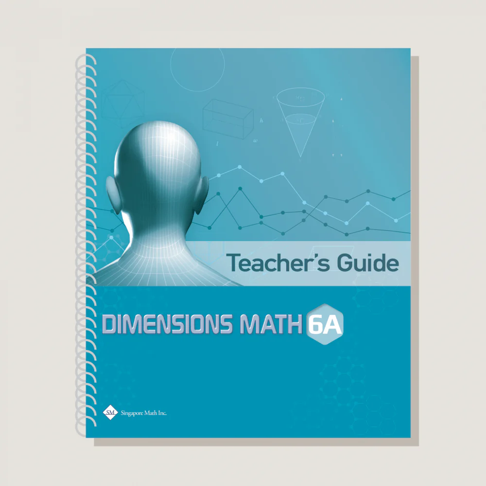 Dimensions Math Teacher's Guide 6A - Blemished