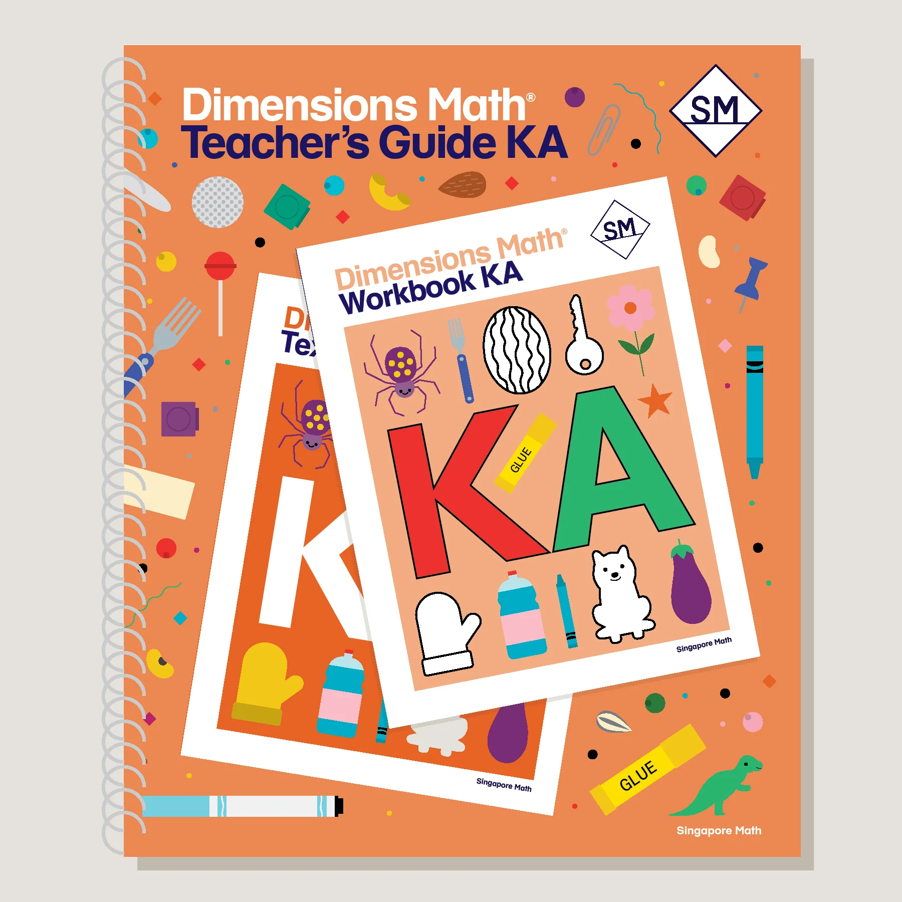Dimensions Math Grade K Set with Teacher's Guides - Image 2