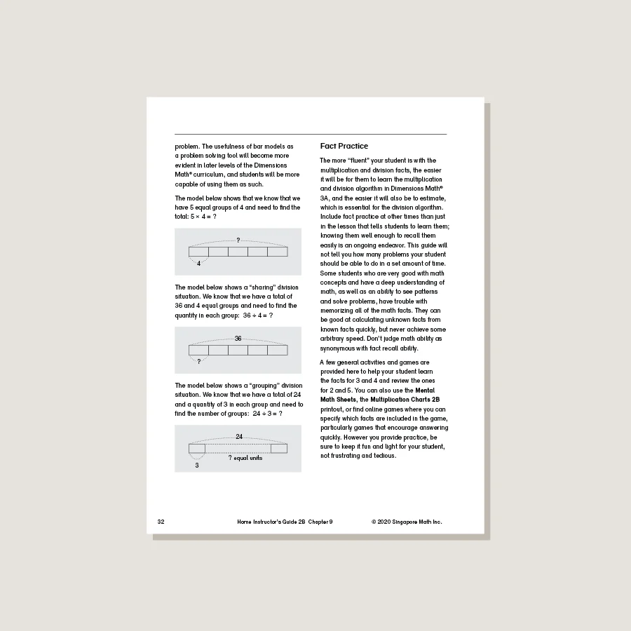 Dimensions Math Home Instructor's Guide 2A - Blemished - Image 4