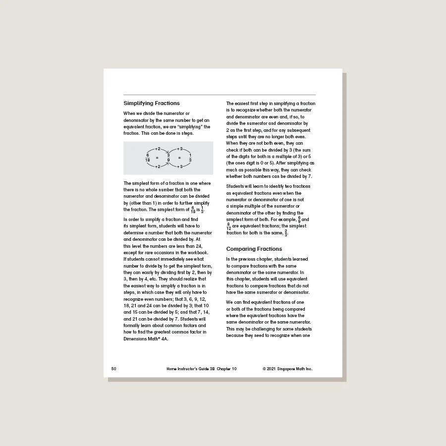 Dimensions Math Home Instructor's Guide 3B - Blemished - Image 4