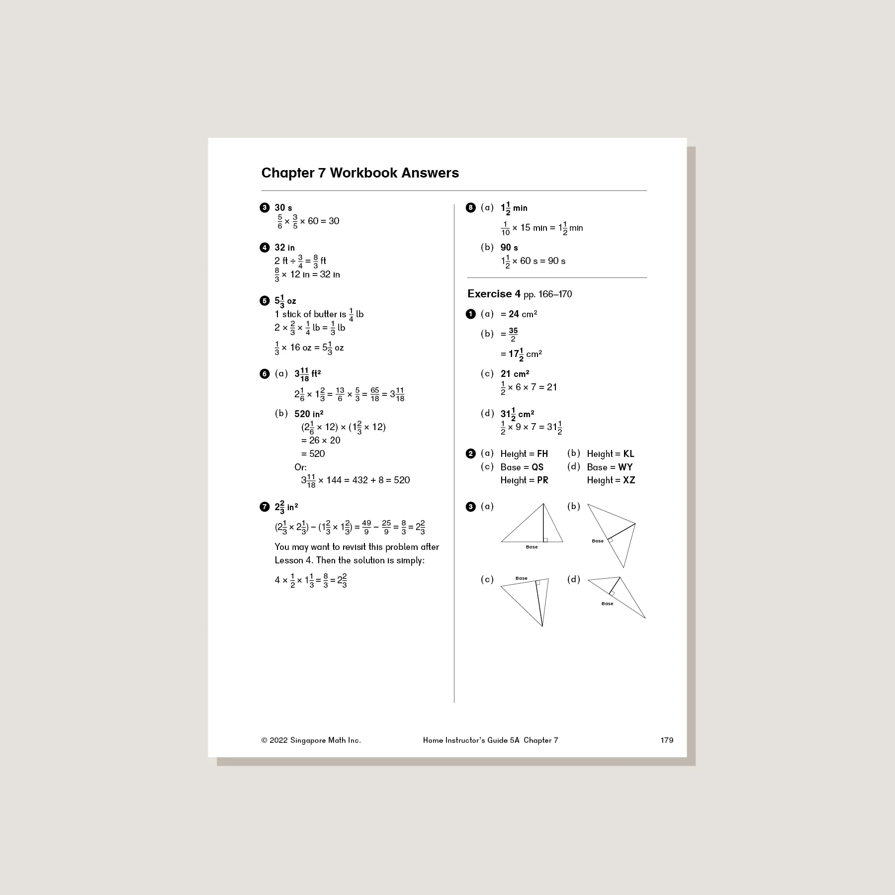 Dimensions Math Home Instructor's Guide 5A - Blemished - Image 4