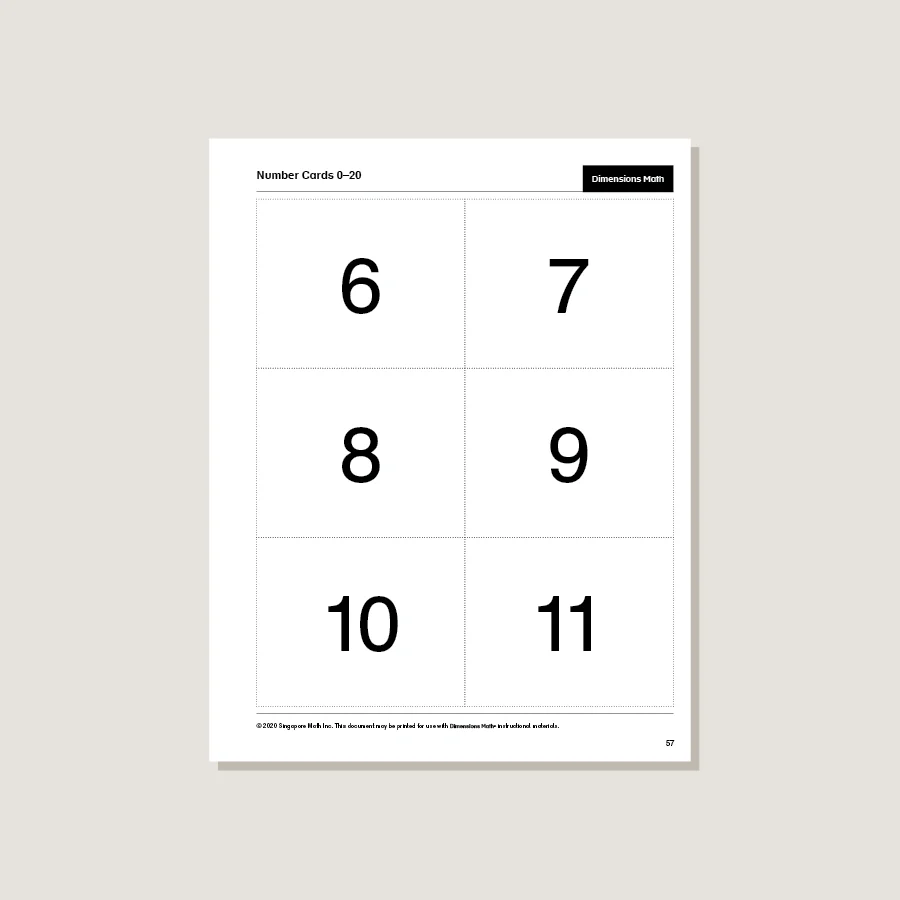 Dimensions Math Home Instructor's Printouts 1A - Image 3