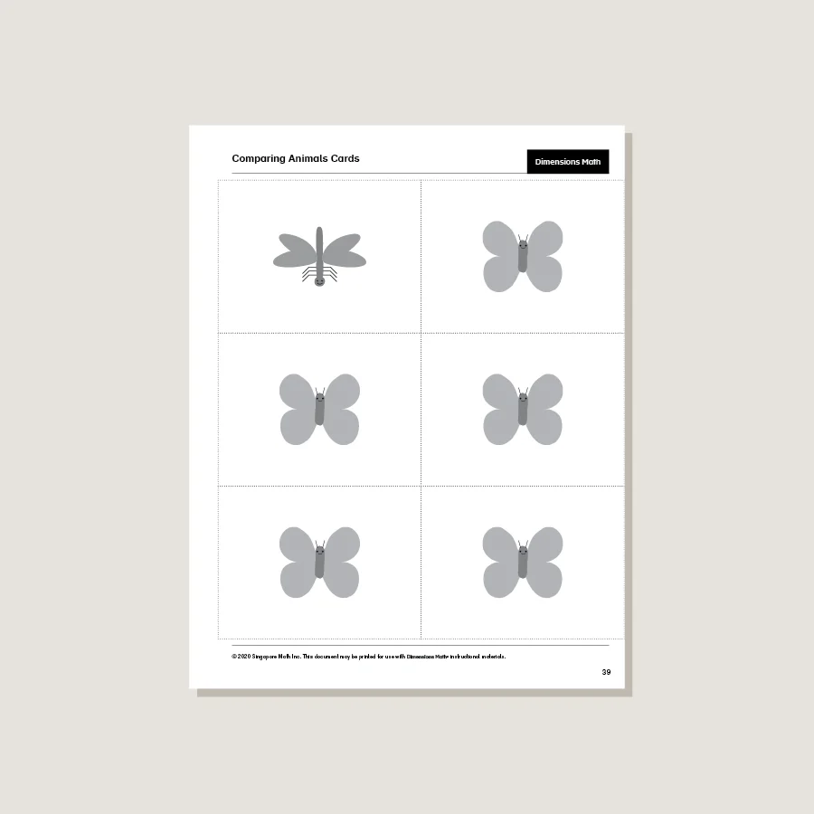 Dimensions Math Home Instructor's Printouts 1B - Image 2