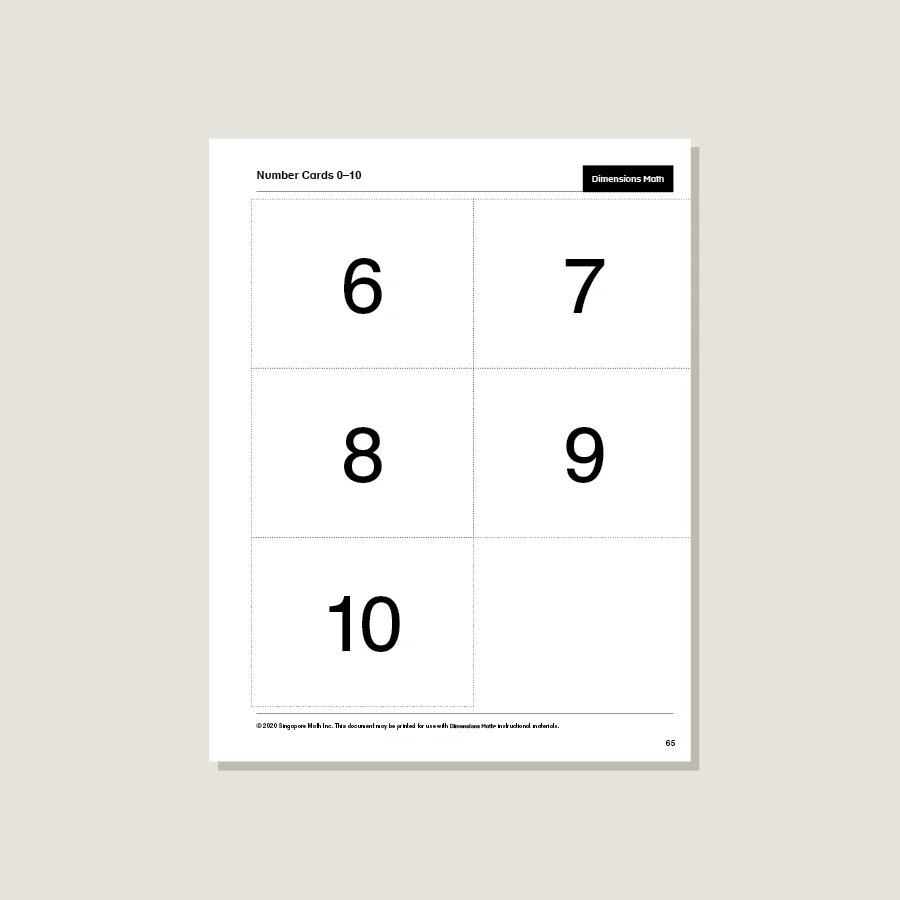Dimensions Math Home Instructor's Printouts 2A - Blemished - Image 3
