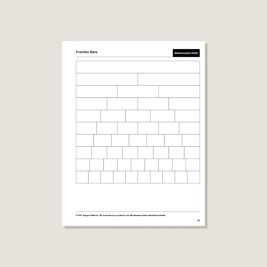 Dimensions Math Home Instructor's Printouts 2B - Image 2