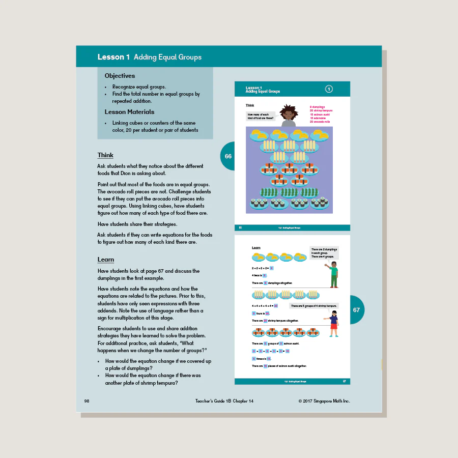 Dimensions Math Teacher's Guide 1B - Blemished - Image 4