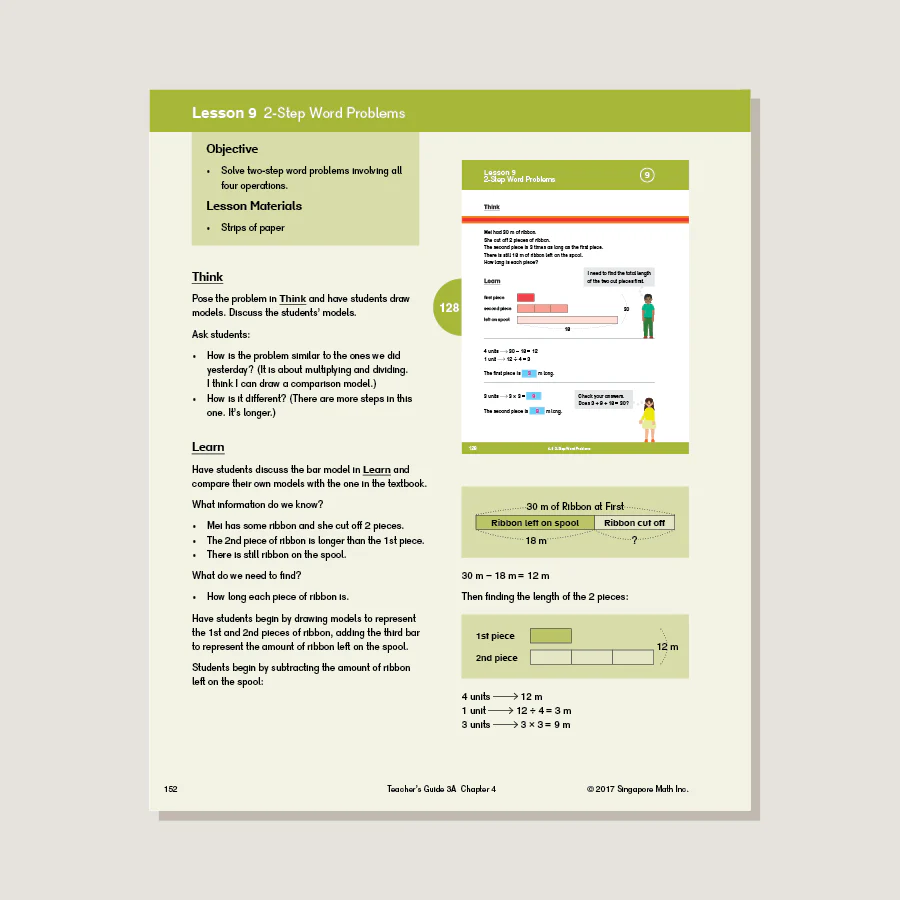 Dimensions Math Teacher's Guide 3A - Blemished - Image 4