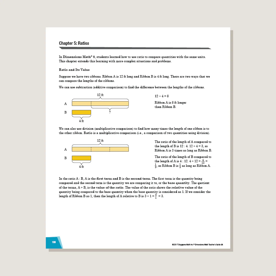 Dimensions Math Teacher's Guide 6A - Image 3