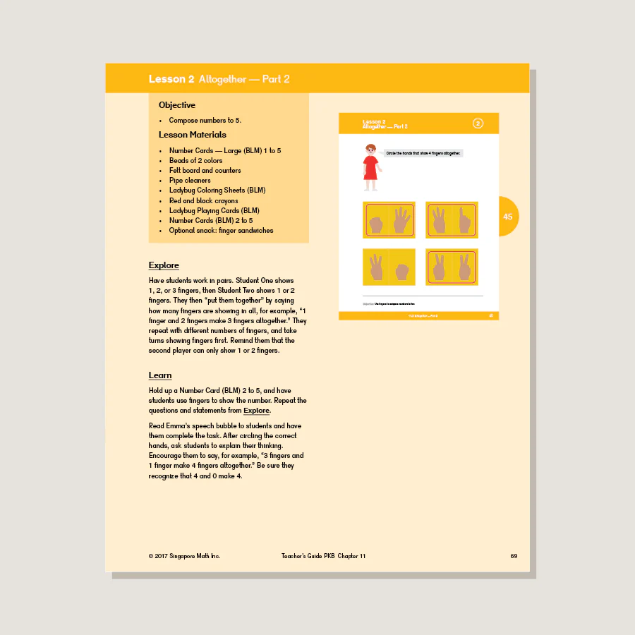 Dimensions Math Teacher's Guide PKB - Blemished - Image 3