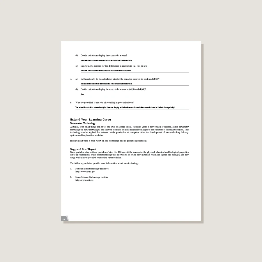Dimensions Math Teaching Notes and Solutions 8A - Image 4