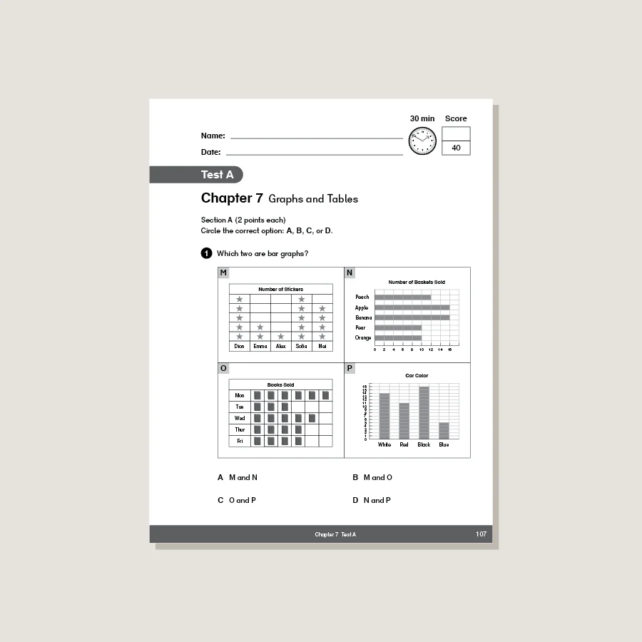 Dimensions Math Tests 3A - Blemished - Image 4