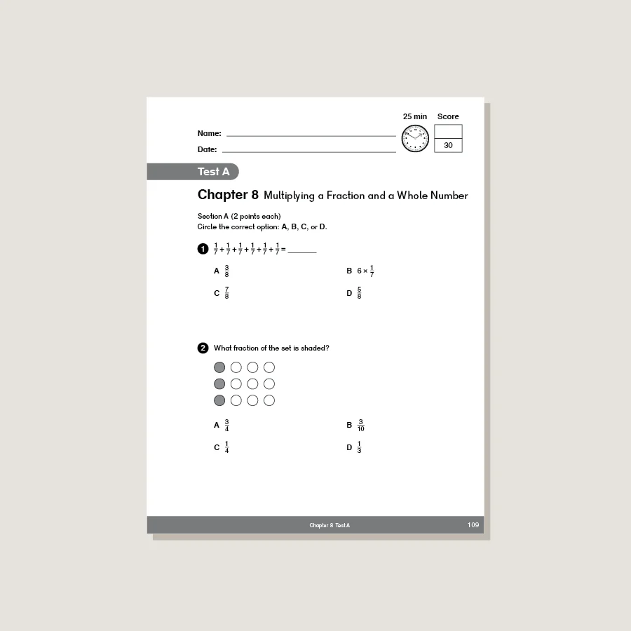 Dimensions Math Tests 4A - Blemished - Image 4