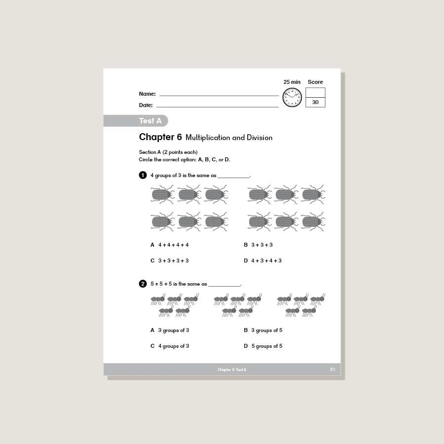 Dimensions Math Workbook 2A - Blemished - Image 3
