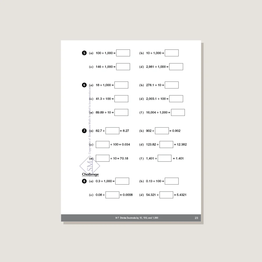 Dimensions Math Workbook 5B - Blemished - Image 4
