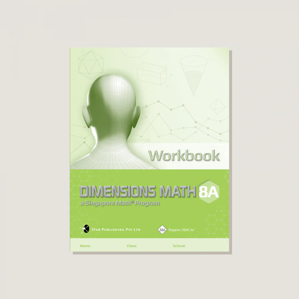 Dimensions Math Workbook 8A - Blemished