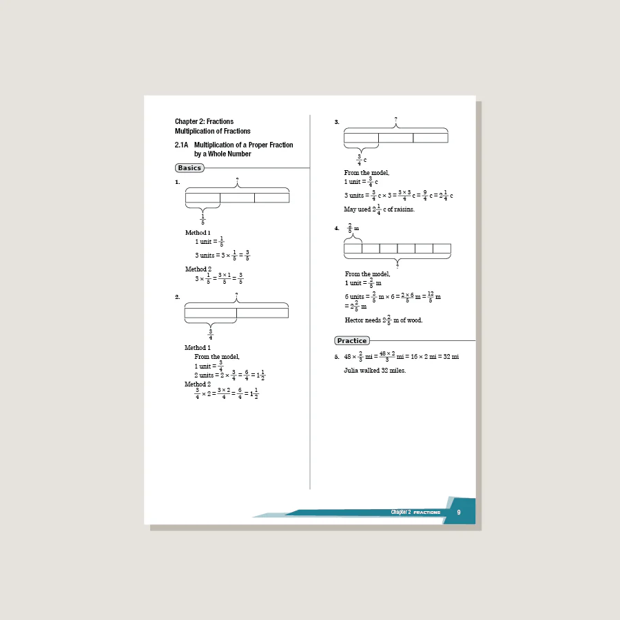 Dimensions Math Workbook Solutions 6A & B - Image 2