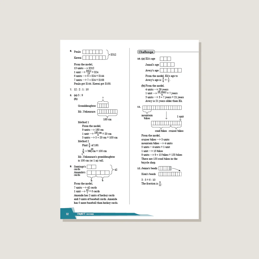 Dimensions Math Workbook Solutions 6A & B - Image 4