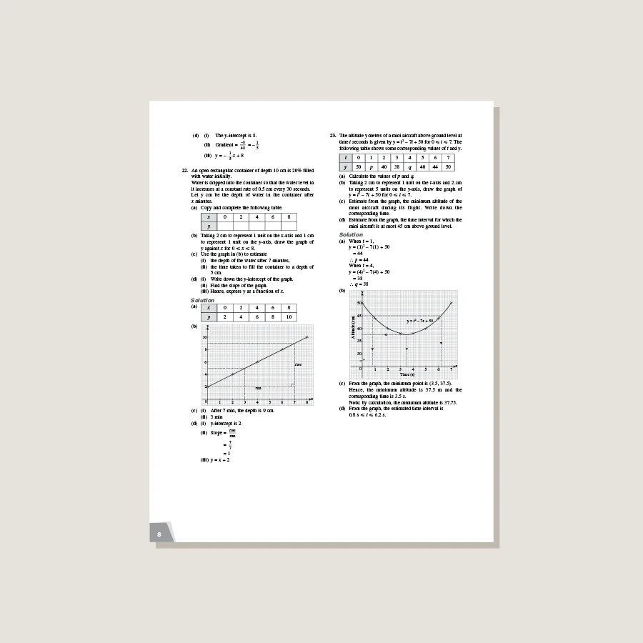 Dimensions Math Workbook Solutions 8B - Image 2