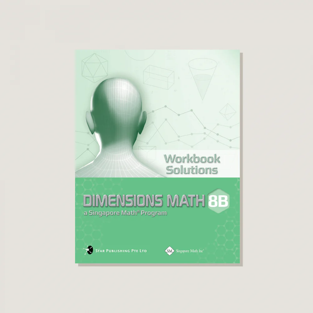Dimensions Math Workbook Solutions 8B - Blemished
