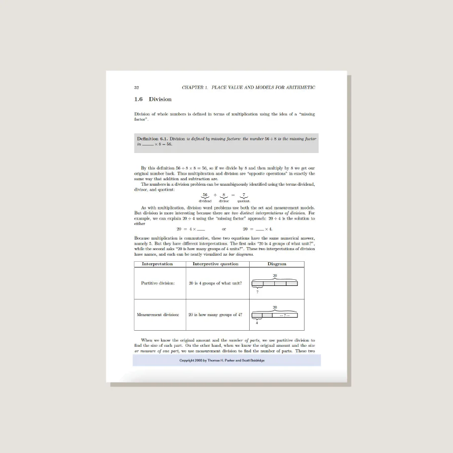 Elementary Mathematics for Teachers - Blemished - Image 2