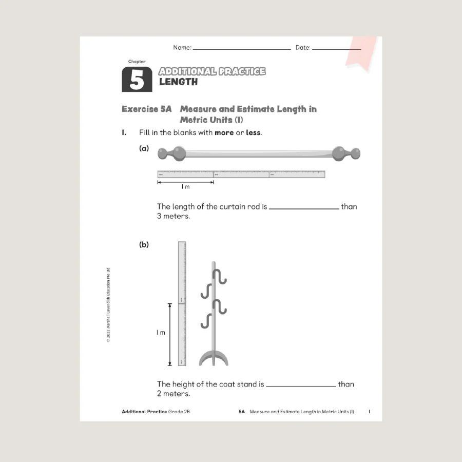 Primary Mathematics Additional Practice 2B (2022 Edition) - Image 2