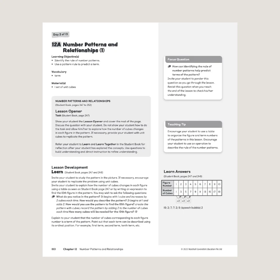 Primary Mathematics Home Instructor's Guide 5B (2022 Edition) - Image 4