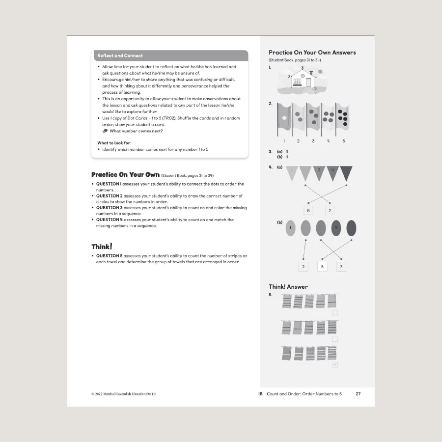 Primary Mathematics Home Instructor's Guide KA (2022 Edition) - Blemished - Image 4
