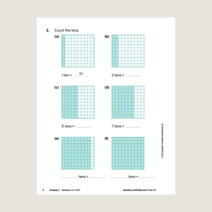 Primary Mathematics Mastery and Beyond 2A (2022 Edition) - Blemished - Image 3