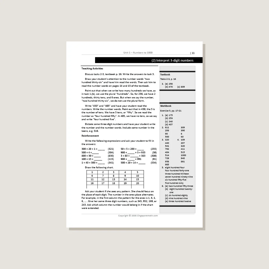 Primary Mathematics Standards Edition Home Instructor's Guide 2A - Blemished - Image 2