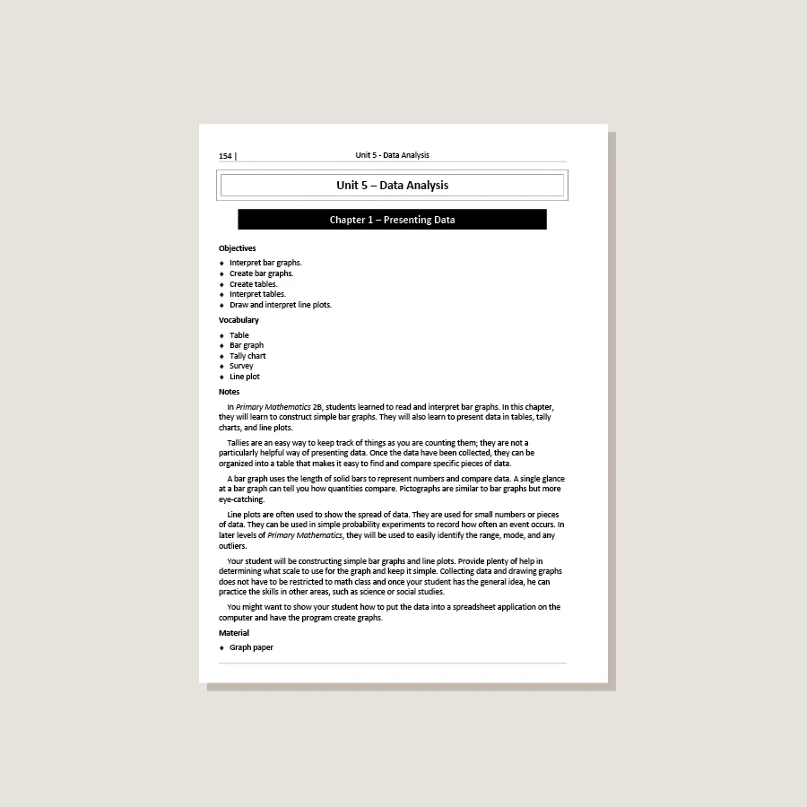 Primary Mathematics Standards Edition Home Instructor's Guide 3A - Blemished - Image 4