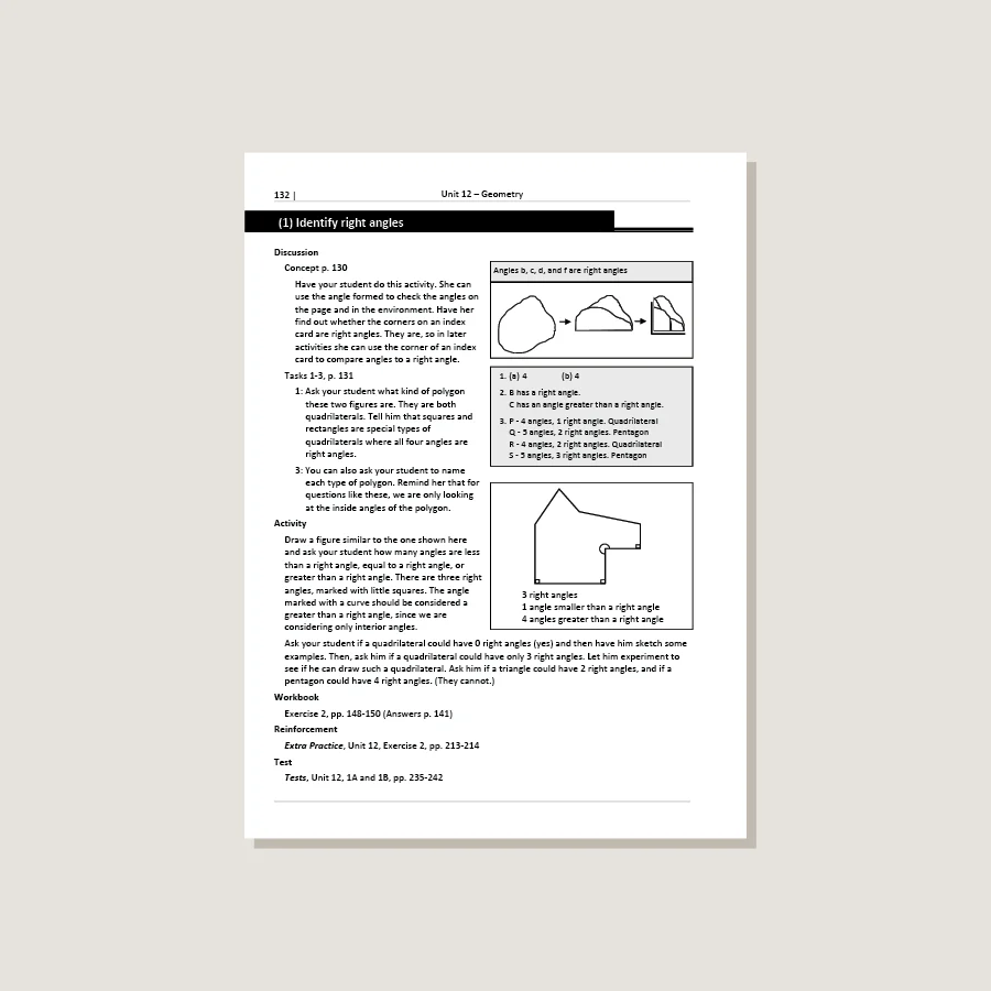 Primary Mathematics Standards Edition Home Instructor's Guide 3B - Blemished - Image 4