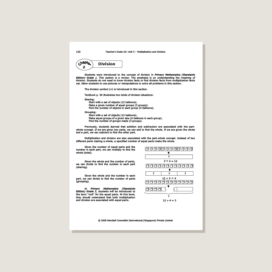 Primary Mathematics Standards Edition Teacher's Guide 2A - Image 4