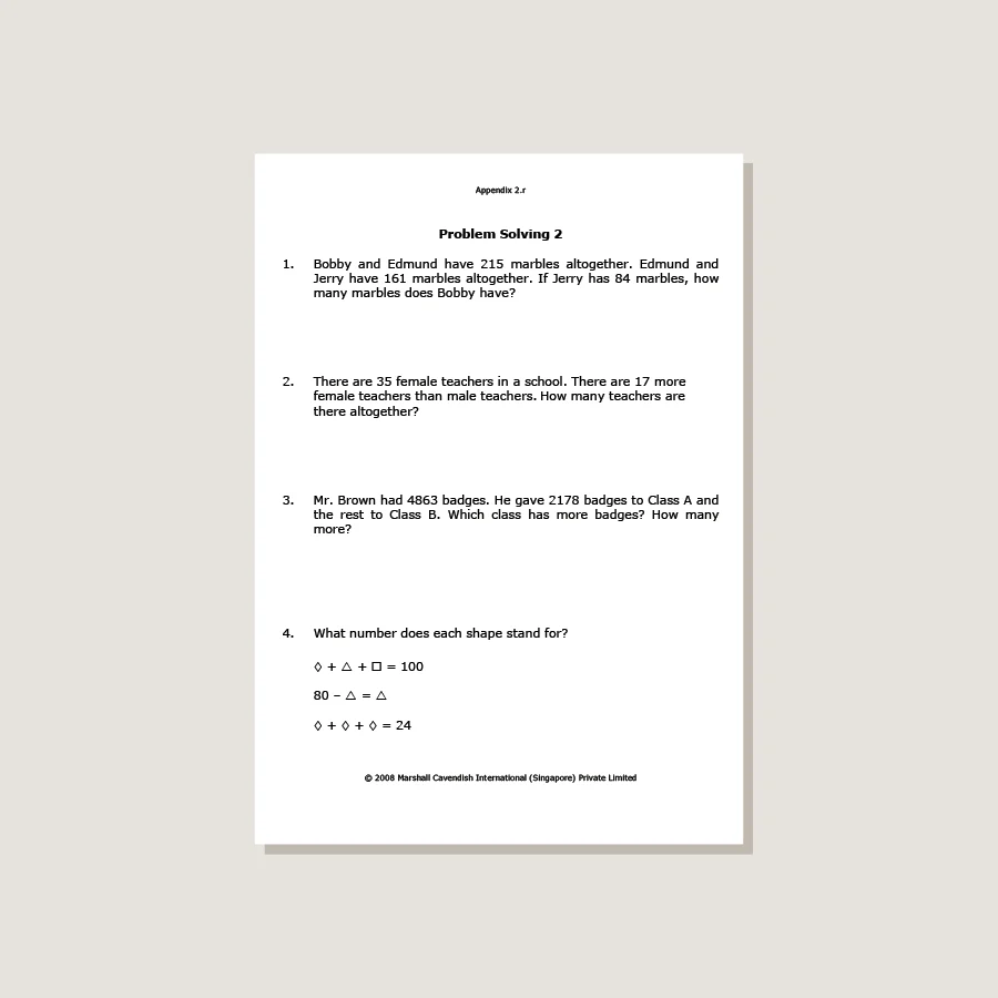 Primary Mathematics Standards Edition Teacher's Guide 3A - Image 4