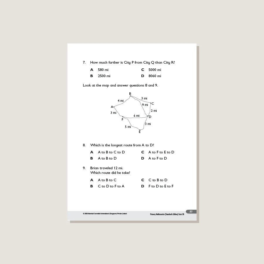 Primary Mathematics Standards Edition Tests 3B - Image 2