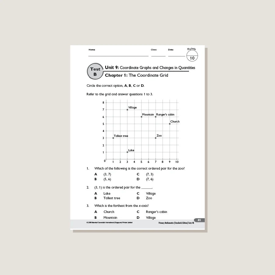 Primary Mathematics Standards Edition Tests 4B - Blemished - Image 3