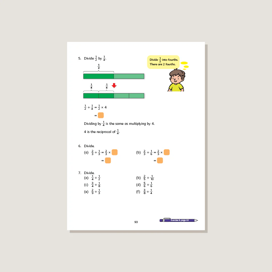 Primary Mathematics Standards Edition Textbook 5A - Blemished - Image 3