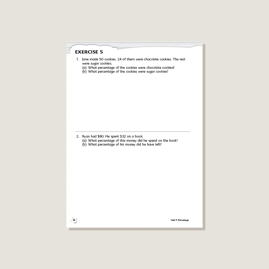 Primary Mathematics Standards Edition Workbook 5B - Blemished - Image 2