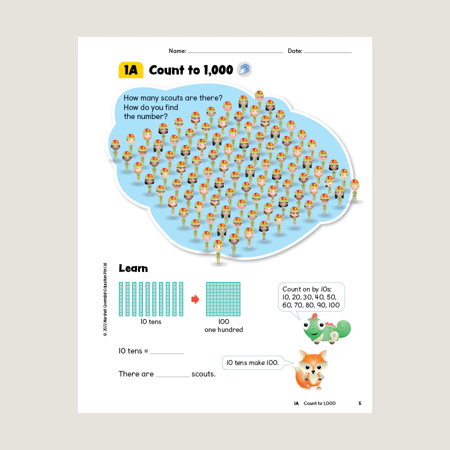 Primary Mathematics Student Book 2A (2022 Edition) - Image 2