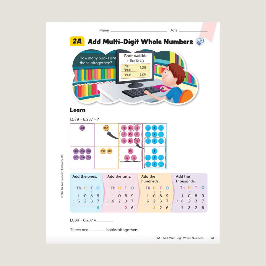 Primary Mathematics Student Book 4A (2022 Edition) - Image 4