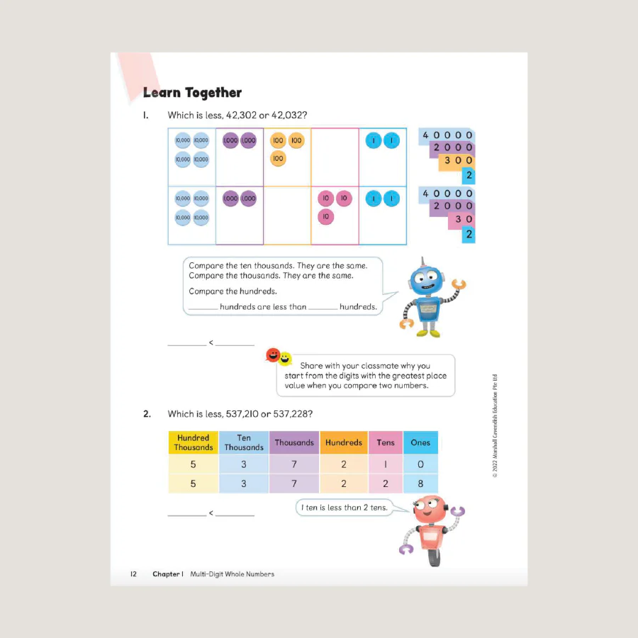 Primary Mathematics Student Book 4A (2022 Edition) - Blemished - Image 2