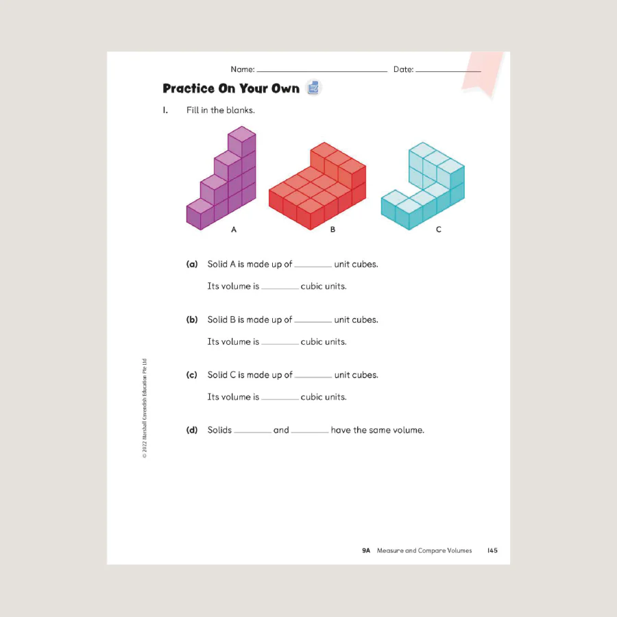 Primary Mathematics Student Book 5B (2022 Edition) - Blemished - Image 4