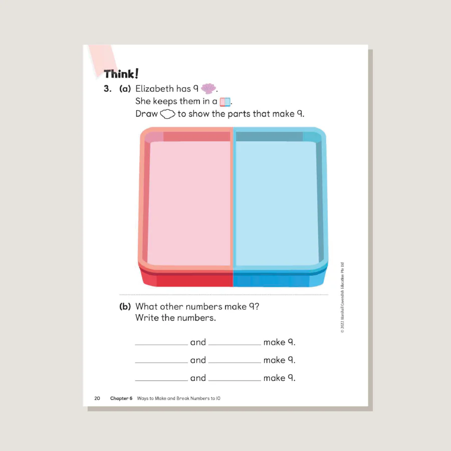 Primary Mathematics Student Book KB (2022 Edition) - Blemished - Image 3