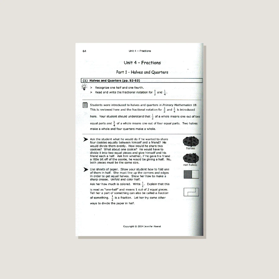Primary Mathematics U.S. Edition Home Instructor's Guide 2B - Blemished - Image 3